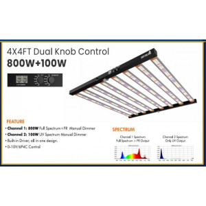 Светодиодный светильник D&Z Grow Start 800w+100w 